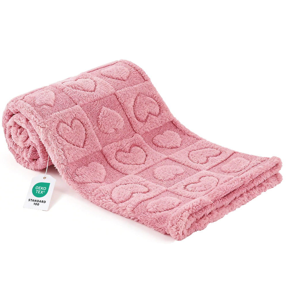 Gogobunny couverture animale rose, douceur 300GSM pour repos douillet.