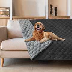 Gogobunny Couverture chien imperméable double-face 82x120 protège canapé et sols.