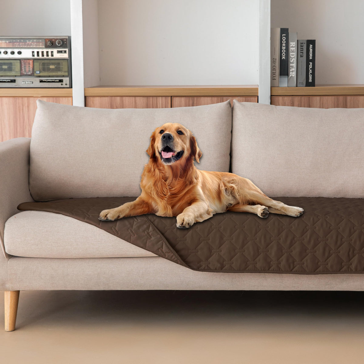 Gogobunny couverture impermeable pour animaux recto-verso protège meubles des liquides et des griffures