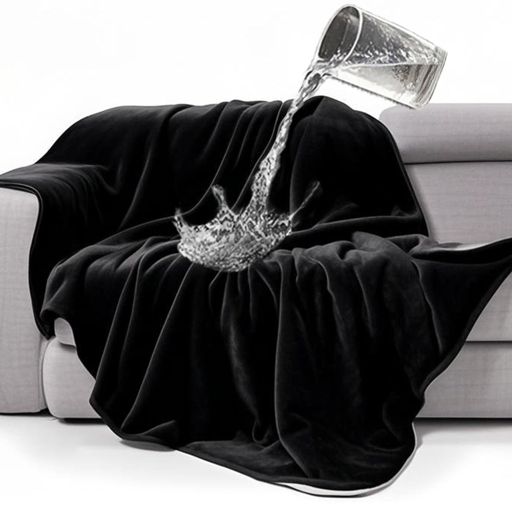 gogobunny couverture imperméable pour lit noir protège contre les liquides.