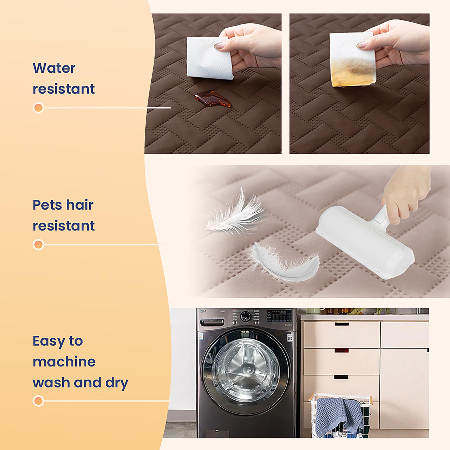 Gogobunny lavage facile imperm eable preserve l'aspect