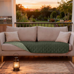 gogobunny drap imperméable double-face olive clair protège les surfaces.