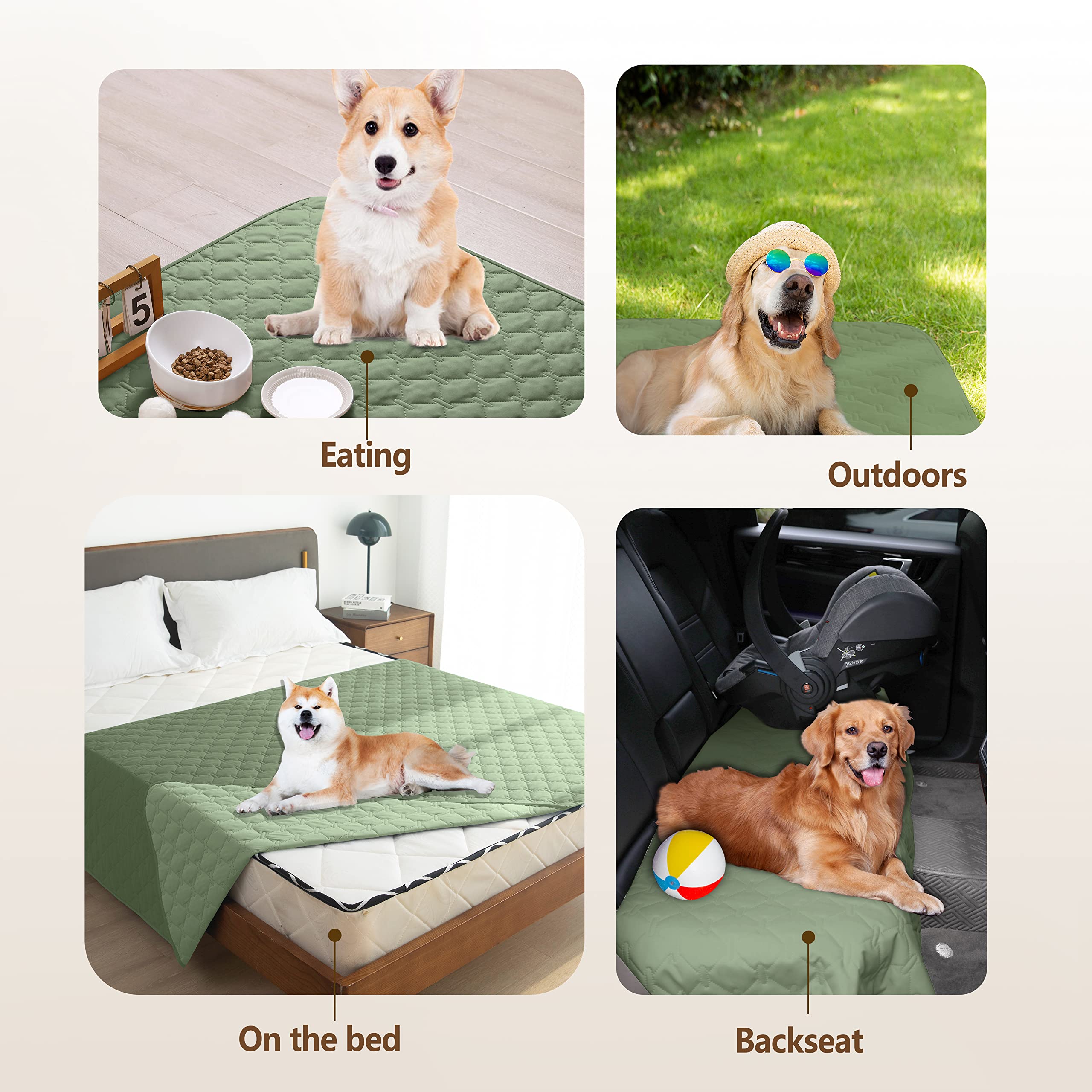 gogobunny housse chien-chat impermeable ideale pour repos