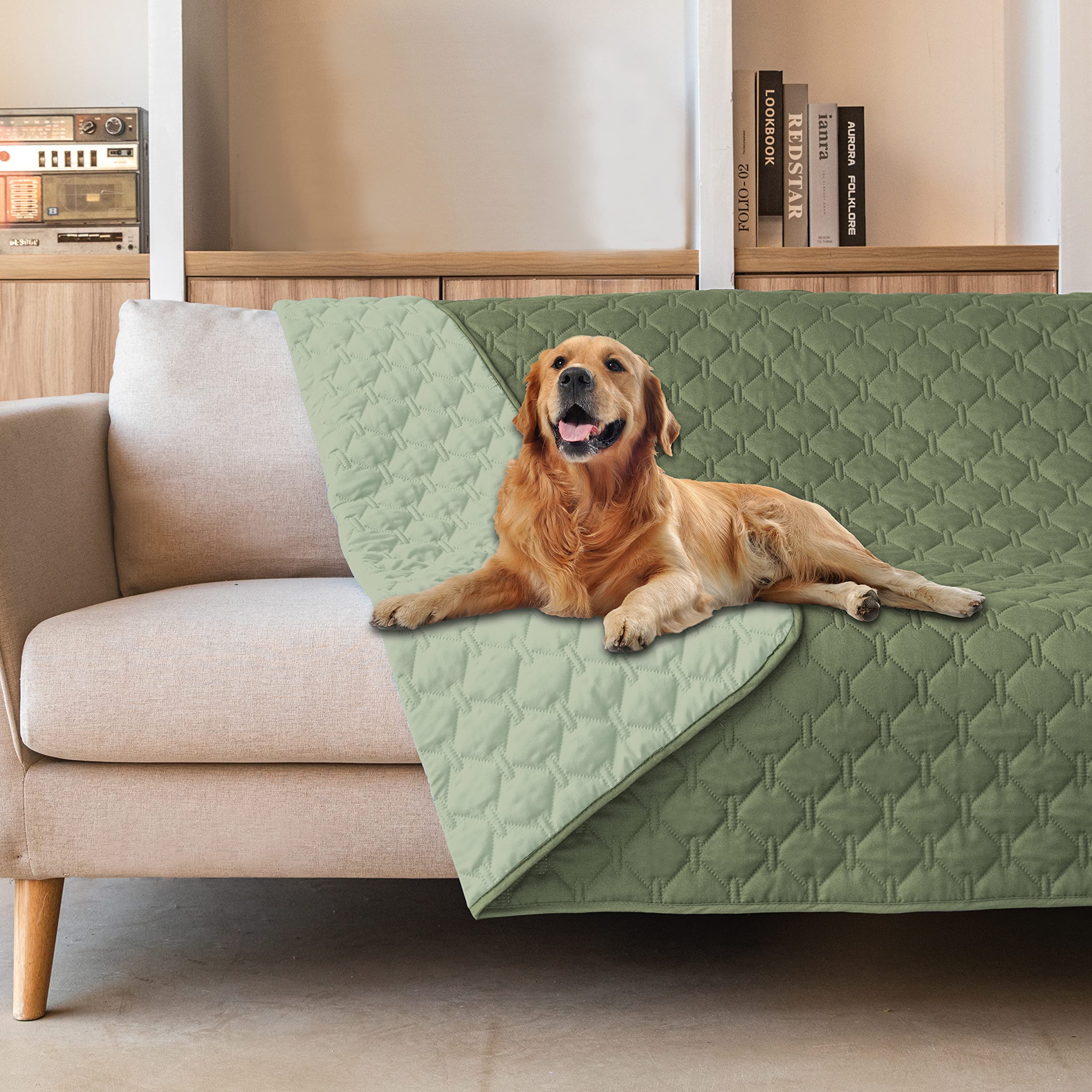 gogobunny housse impermable double-face protege canapé et sols