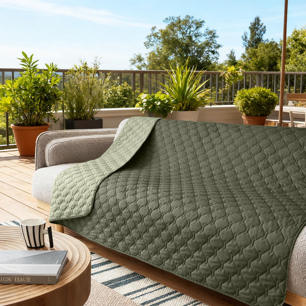 Gogobunny olive chic double-face, ambiance cosy et décor tendance.