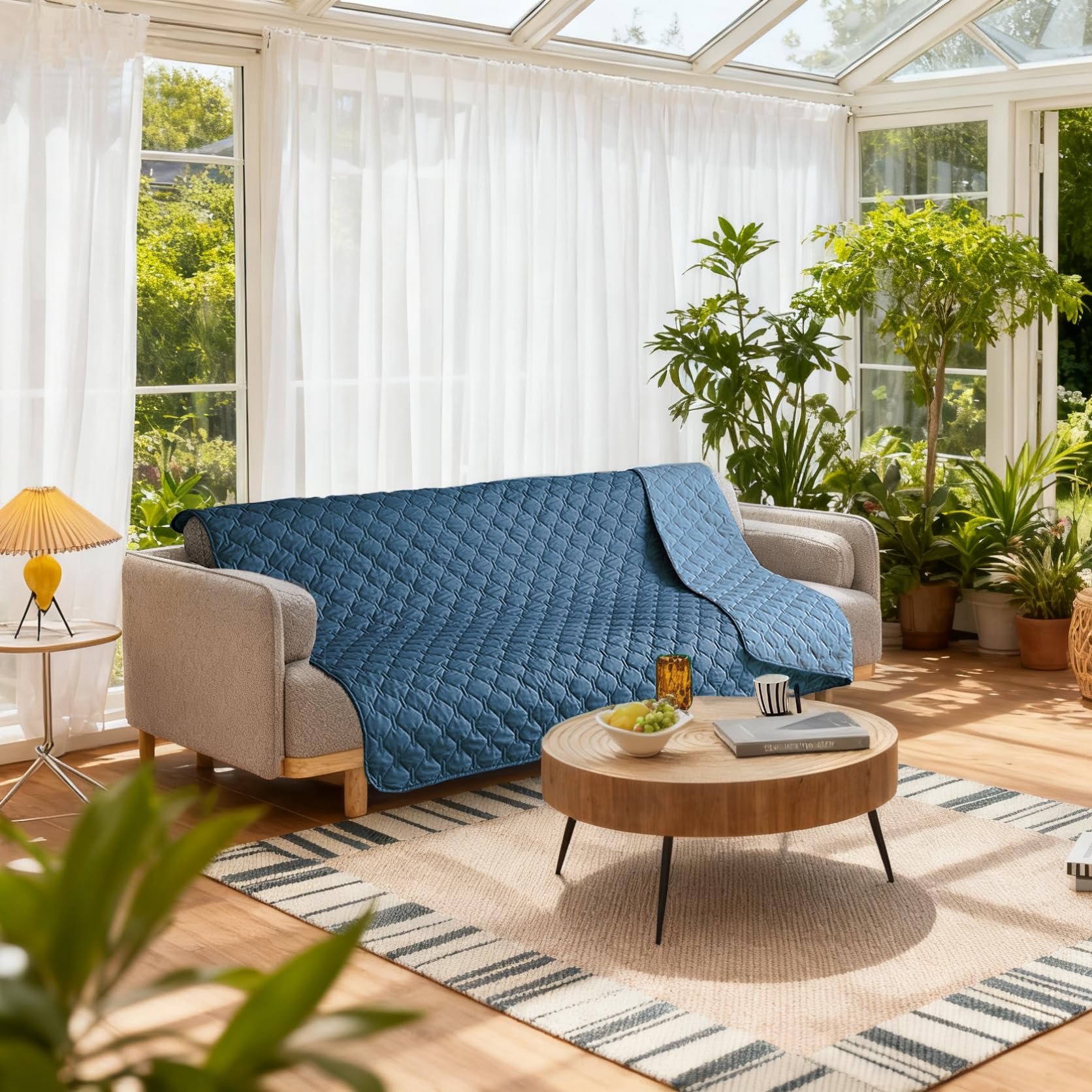 Gogobunny plaid double-face, design élégant pour renouveler le style.