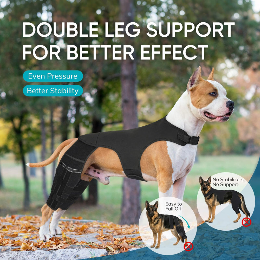 GoGoPaw attelle genou chien tissu respirant pour confort quotidien