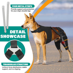 GoGoPaw brace quatre stabilisateurs fournit une stabilité durant la récupération.