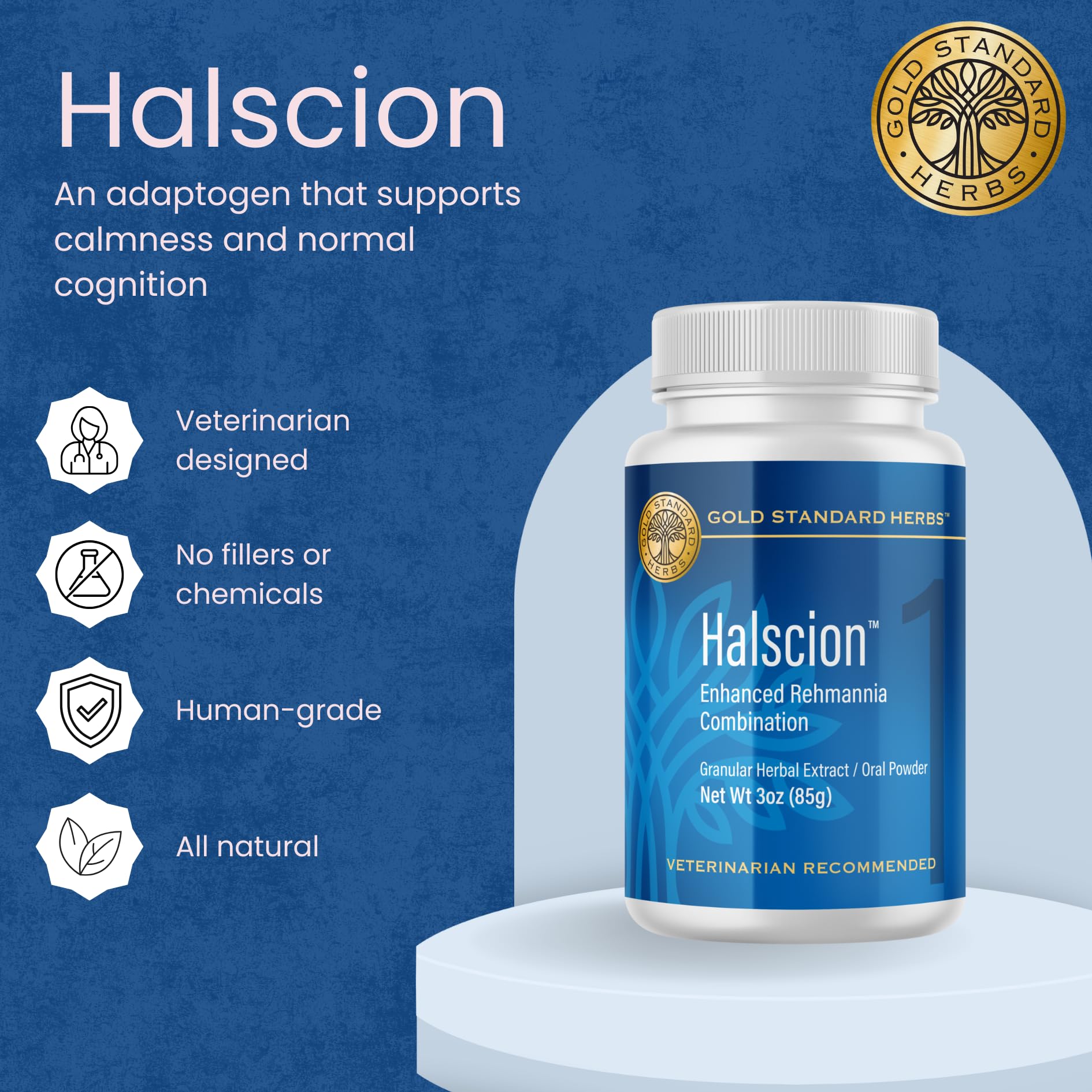 Dose mesurée Halscion facilitant l administration quotidienne chez le chien.