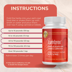 Ingrédients entiers utilisés dans Lumbrex, formulation naturelle et organique.