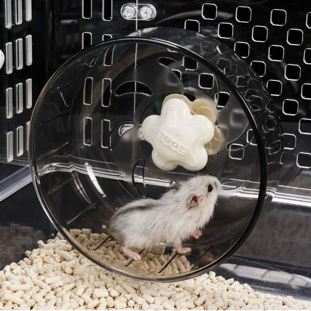 Roue hamster GOLDEAL démontable, installation facile et rangement simple.