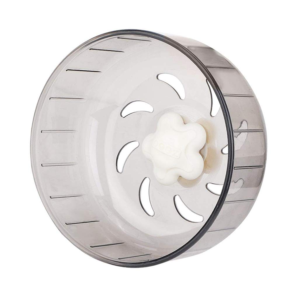 Roue silencieuse GOLDEAL pour petit hamster, idéale pour des sessions nocturnes tranquilles.