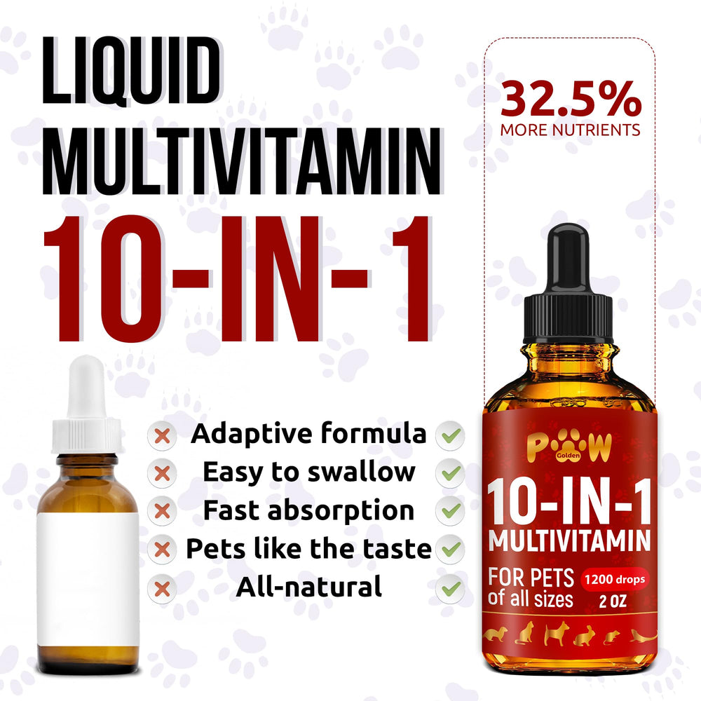 Golden Paw etiquette-ingrédients, formule bio sans additifs artificiels.