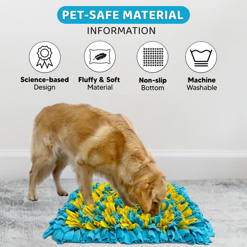 Jouet d'alimentation lente Golden Pup Enrichment – ralentit le repas et stimule les sens