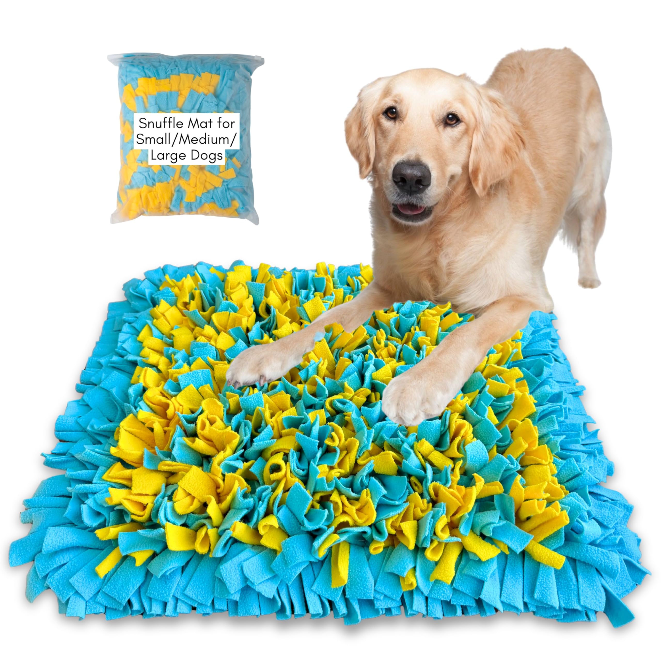 Tapis olfactif Golden Pup Enrichment pour grands chiens – stimulation et exploration