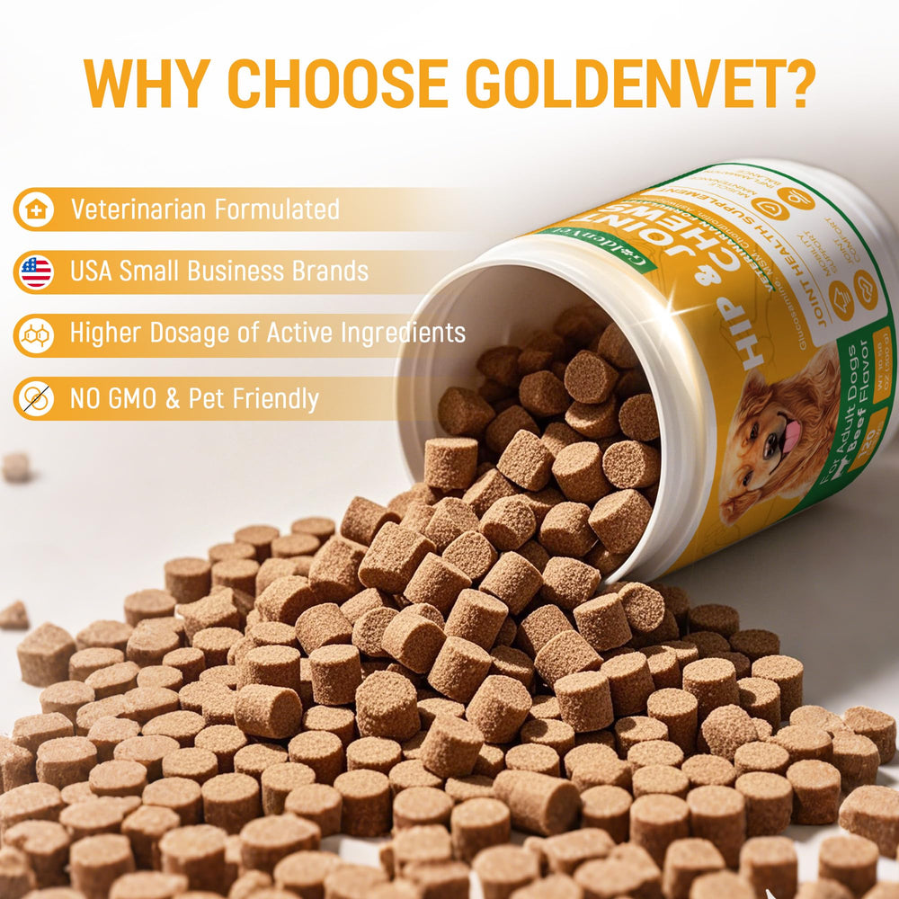 Triple bouclier GOLDENVET articulations, protection et confort possibles.