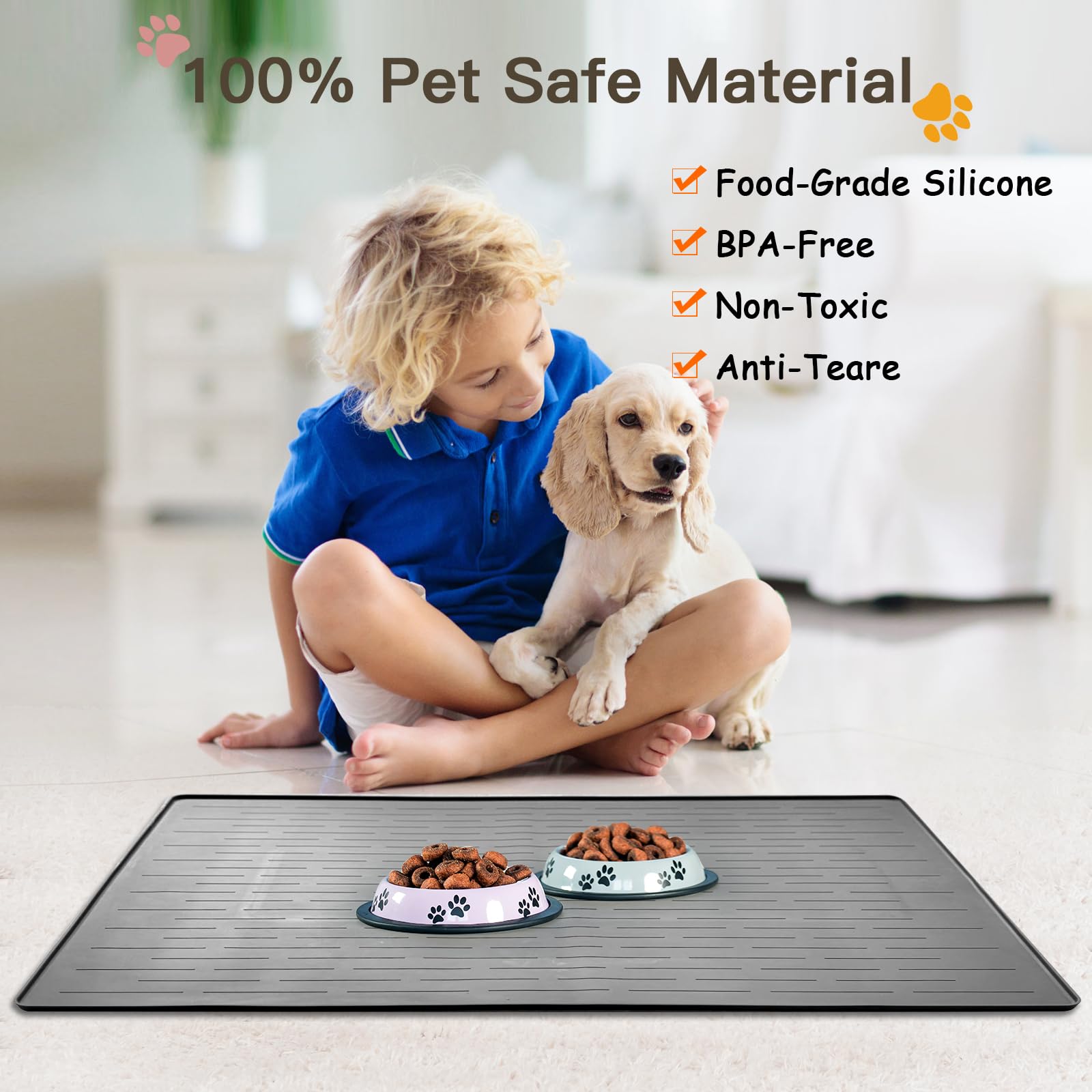 Goldleaf Tapis Impermeable, nettoyer rapidement pour sols propres.