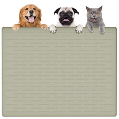 Goldleaf Tapis Nourriture Chien XXL, parfait pour grands chiens et repas sans debordement.
