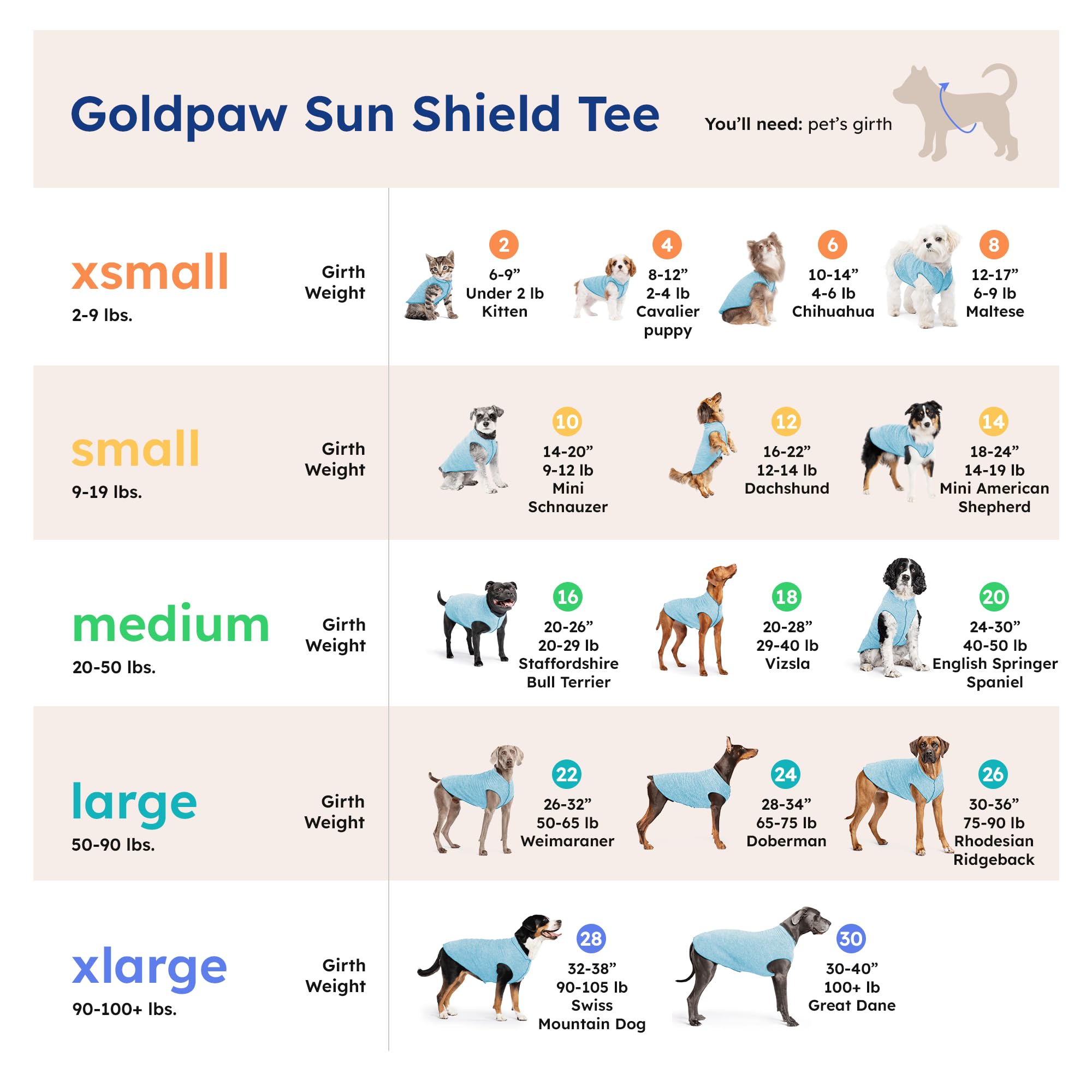 Goldpaw vetement-chien lavable en machine, durable et pratique.