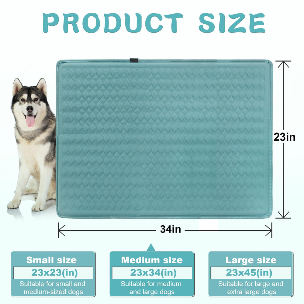 GOLOPET tissu-glace-respirant, surface fraîche pour chien après la sieste.