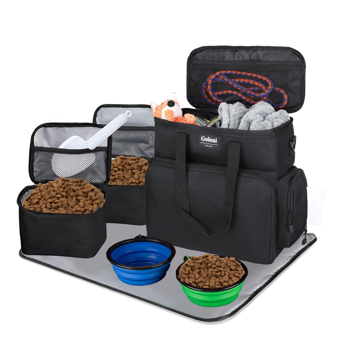 Goloni sac de voyage chien chat, pratique sous le siège pour voyager en cabine.