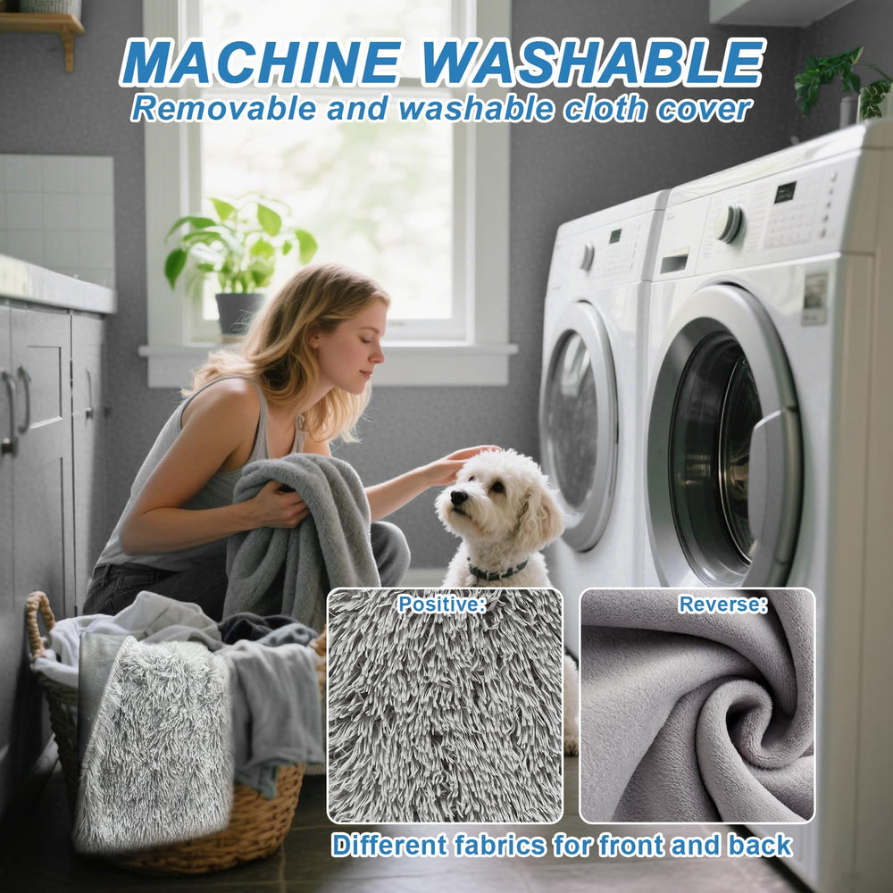 GOLOPET housse velours amovible et lavable pour l’entretien.
