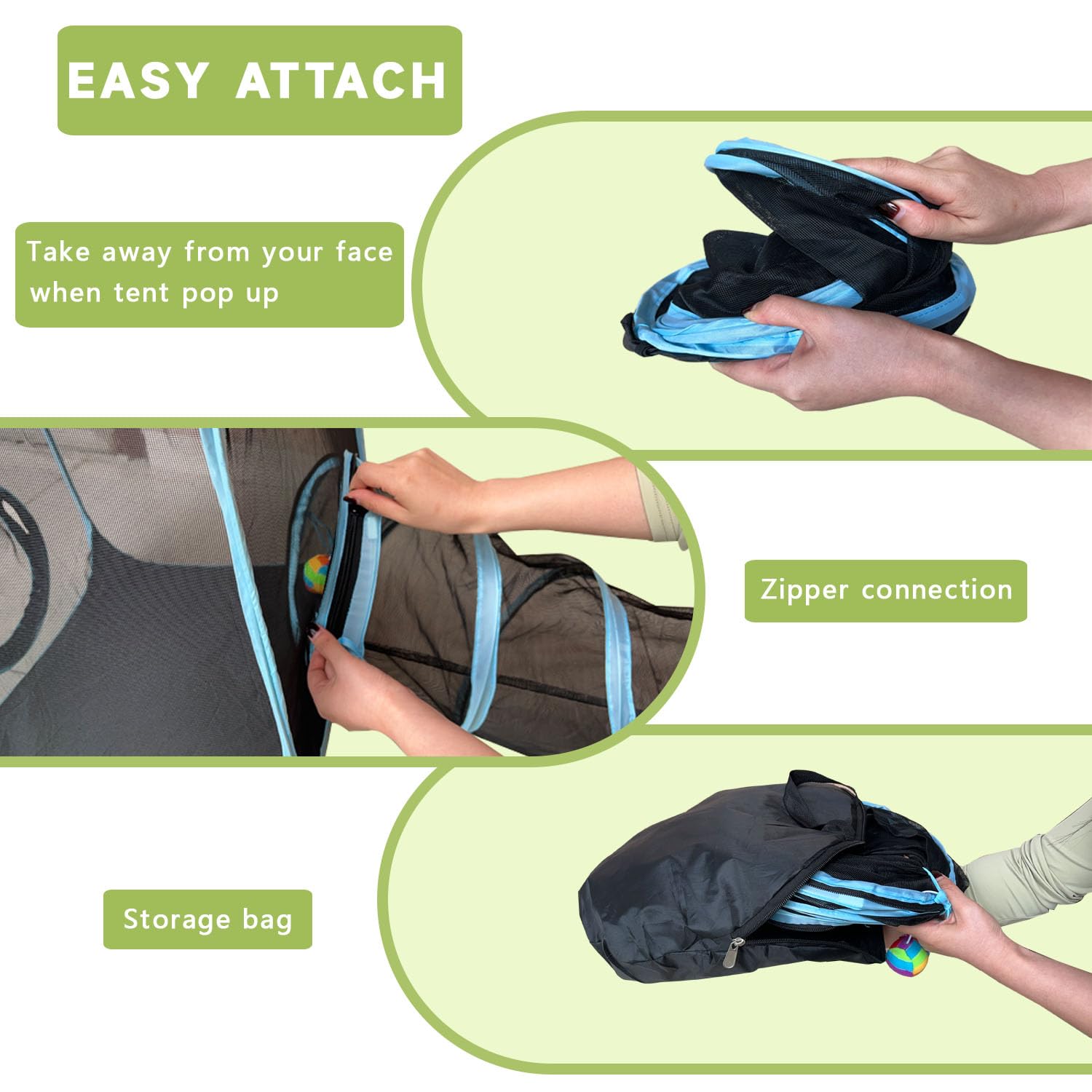 GONPETGP Enclos spacieux, parfait pour plusieurs animaux et jouets.