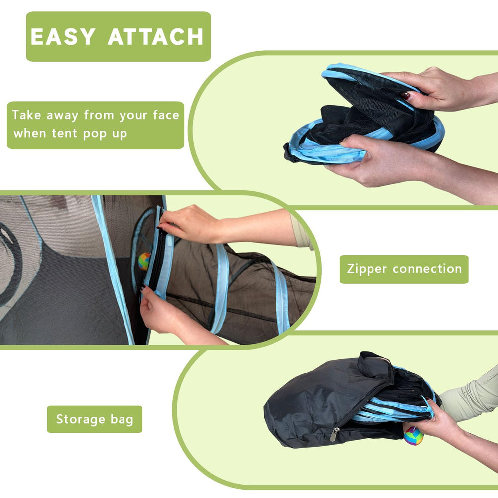 GONPETGP Enclos spacieux, parfait pour plusieurs animaux et jouets.