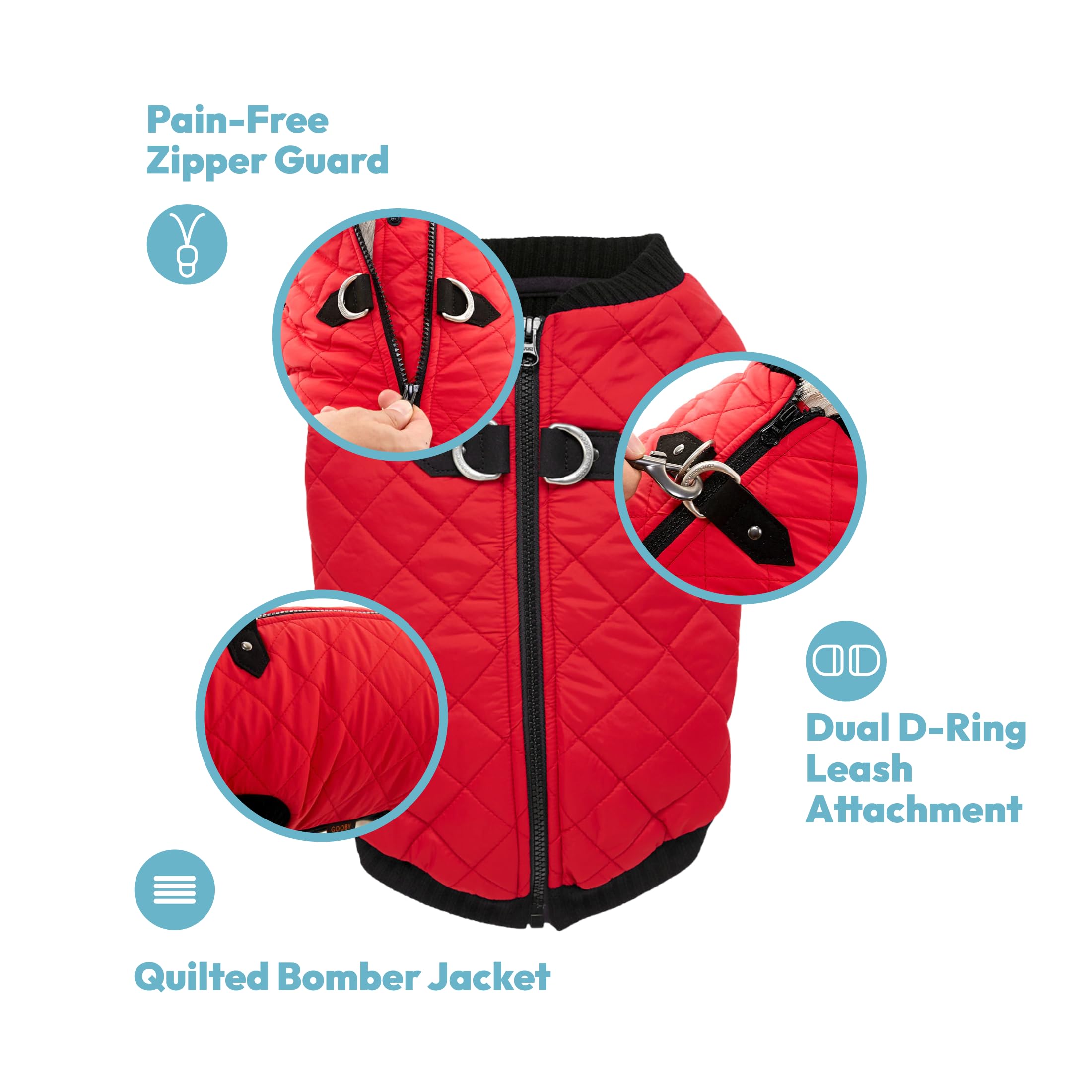 Gooby Fashion Vest violet design Step-In pour habillage rapide.
