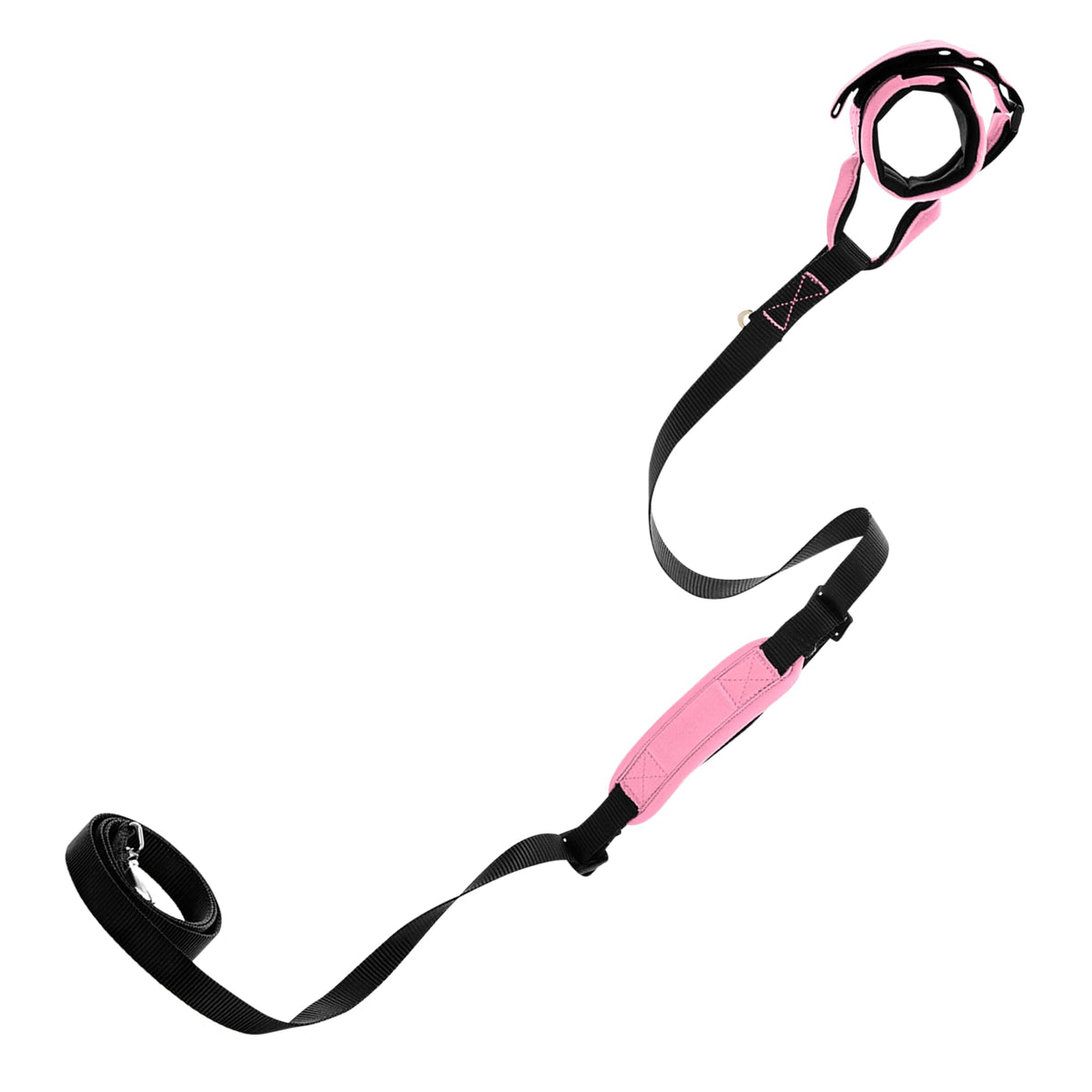 Gooby lanière-poignet surfer 6ft Flamingo Pink, pour promenades mains libres et contrôle léger.