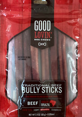 Good Lovin' baton boeuf traditionnel pour chien, snack croustillant et utile pour occuper et nettoyer les dents.