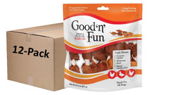 Good'n'Fun brochettes triple saveur en emballage pratique pour chiens gourmands.