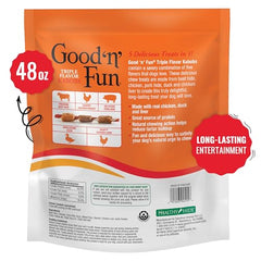 GOOD 'N' FUN Kabobs morceaux poulet – saveur gourmande pour chien.