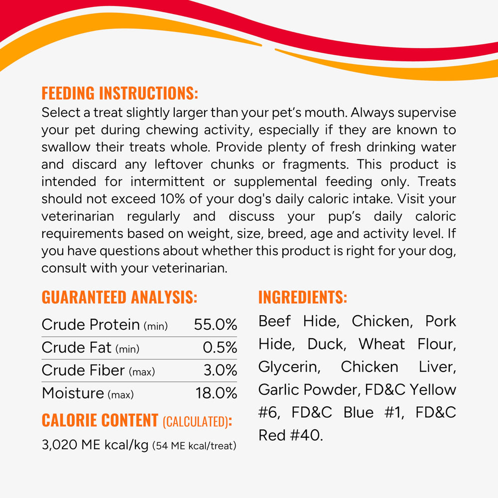 GOOD 'N' FUN Kabobs sachet 24 oz – portion adaptée pour chiens moyens.