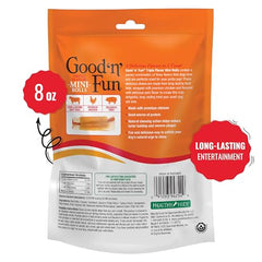 Texture ferme des rouleaux GOOD 'N' FUN pour mastication satisfaisante.