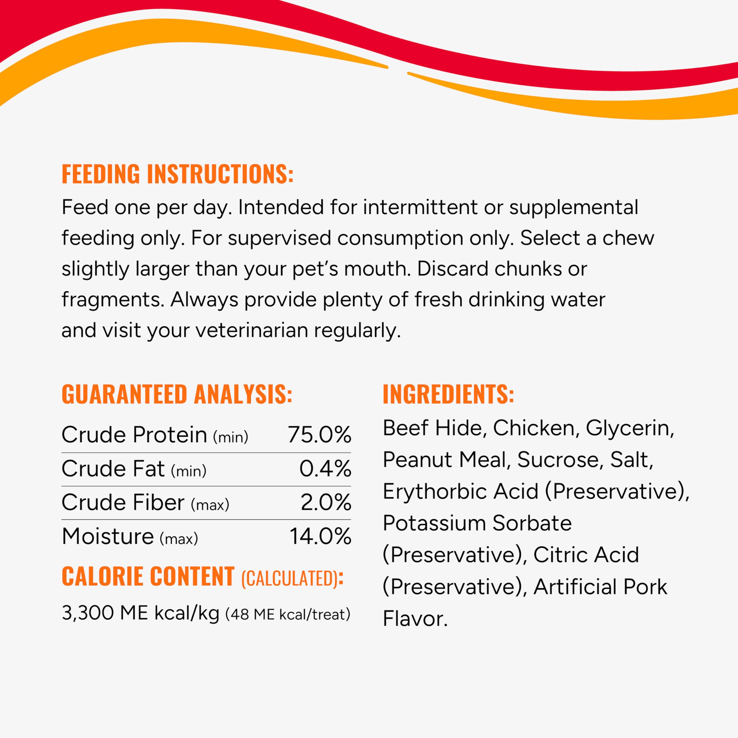 good'n'fun triple flavor chips emballage clair et informatif.