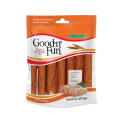 GOOD N FUN Paquet Friandises Côtes Triple Saveur, friandise longue durée pour chiens