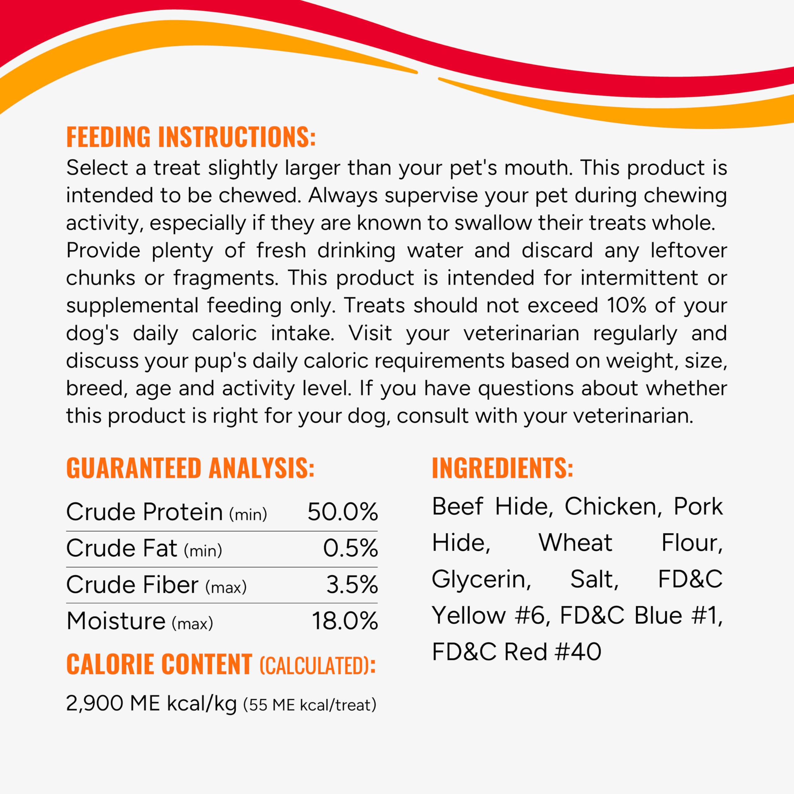 GOOD 'N' FUN Triple Flavor Ribs Chews – peut aider à la propreté dentaire