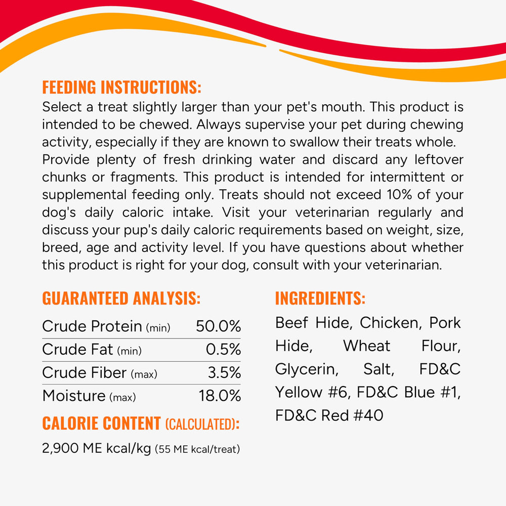GOOD 'N' FUN Triple Flavor Ribs Chews – peut aider à la propreté dentaire