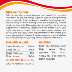 GOOD 'N' FUN Triple Flavor Ribs Chews – peut aider à la propreté dentaire