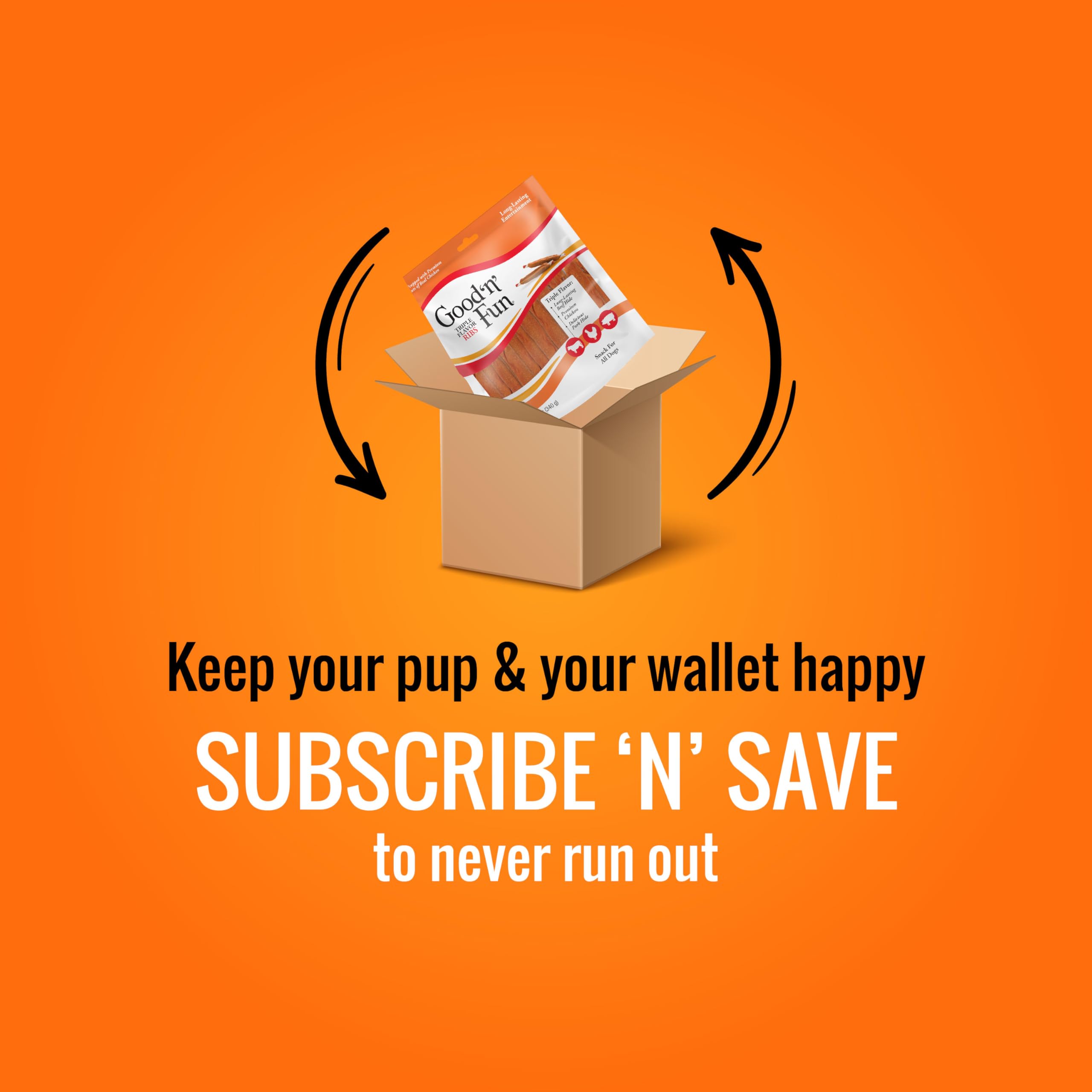 GOOD 'N' FUN source de protéines pour chien actif.
