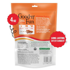 GOOD 'N' FUN Triple Flavor Wings avec poulet premium et ingrédients visibles.