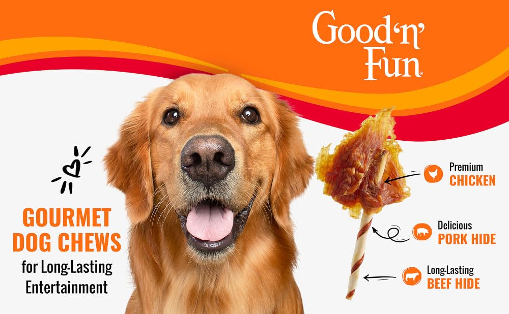 GOOD 'N' FUN : friandises en forme d’aile, activité ludique et longue durée.