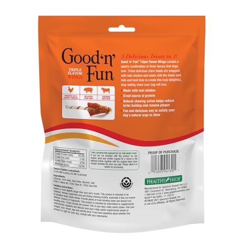 GOOD 'N' FUN : os à mâcher bœuf visibles, source de protéine animale.