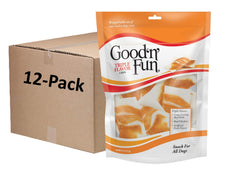 GOOD 'N' FUN Triple Saveurs Chips Cuir Brut poulet vrai, mastication durable pour chien.