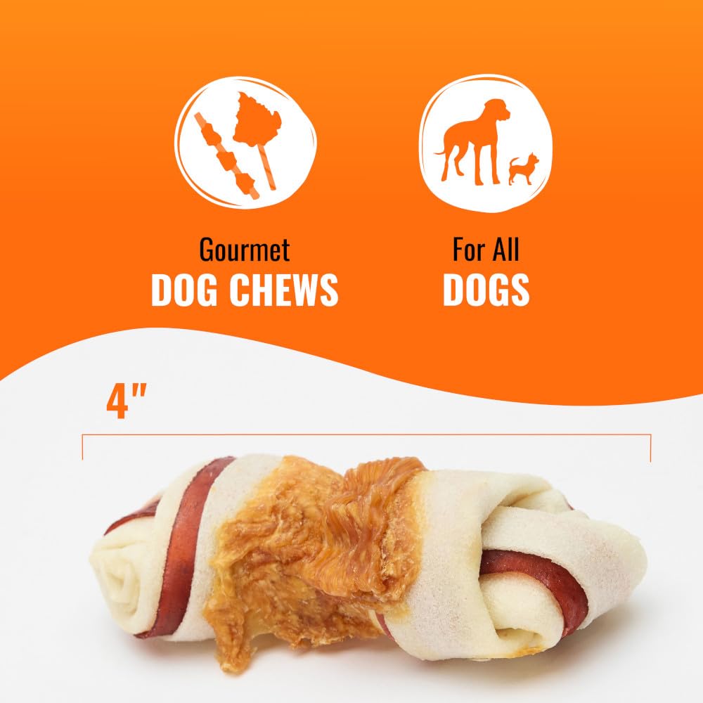GOOD 'N' FUN petites portions os 4 pouces, idéal pour chiens de petite taille