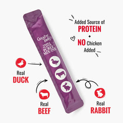 Good N Tasty Purée Triple Saveurs canard boeuf lapin riches en protéines