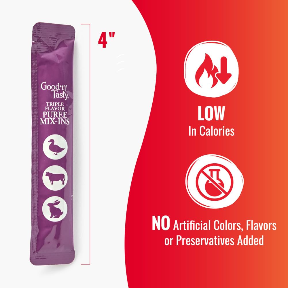 Good N Tasty Purée Triple Saveurs sans poulet pour estomacs sensibles