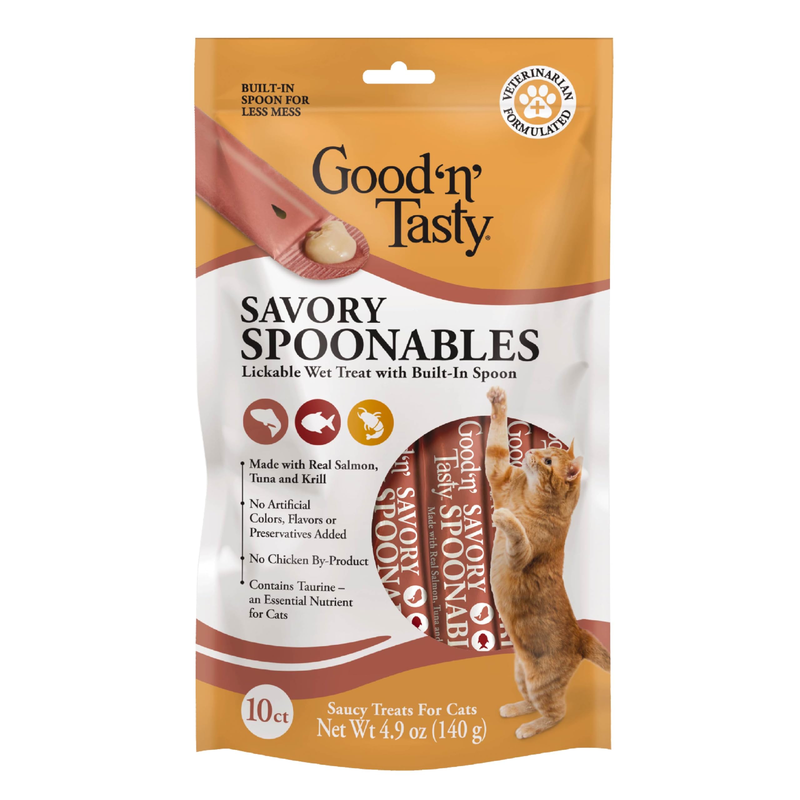 Good N Tasty Spoonables saumon-thon-krill tube idéale pour les moments de câlins