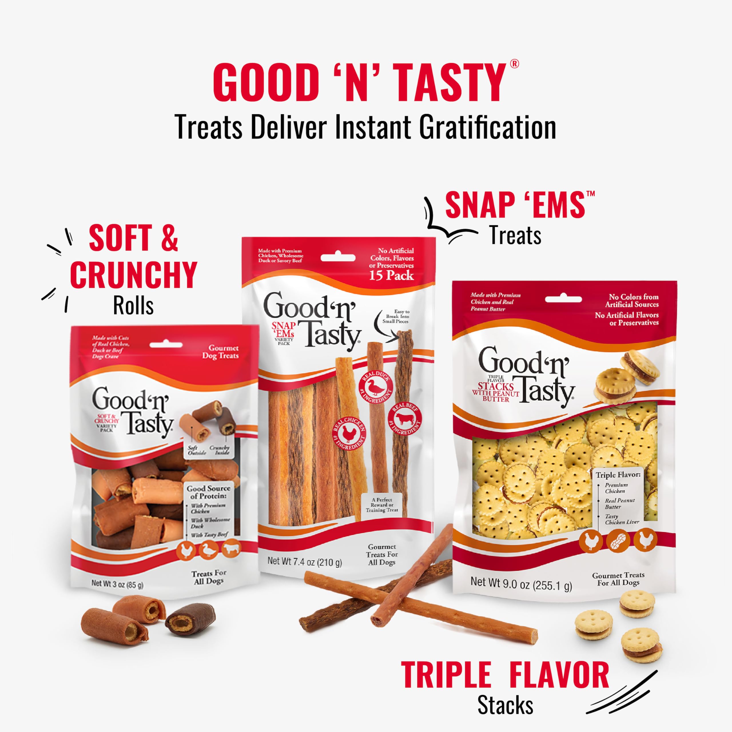 Good 'N' Tasty: friandise adaptée à la mastication contrôlée